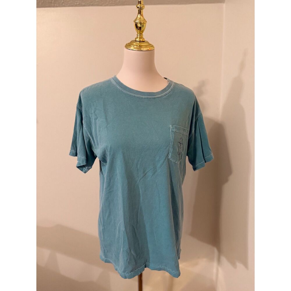 Villanova University Comfort Colors Pocket Tee M Blue Coordinates VU 1842